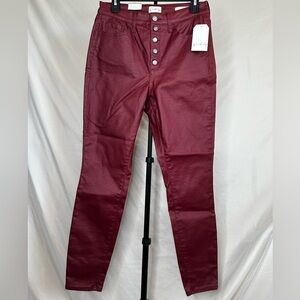 Women's High Rise Coated Skinny Jeans